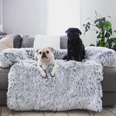 MrFluffyFriend® - Flauschiger Sofa Bezug für Haustiere