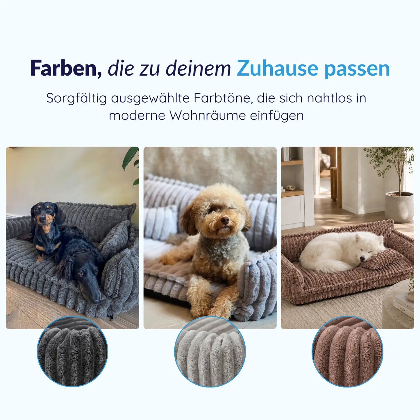 MrFluffyFriend® - Orthopädisches Hundesofa für Gelenke
