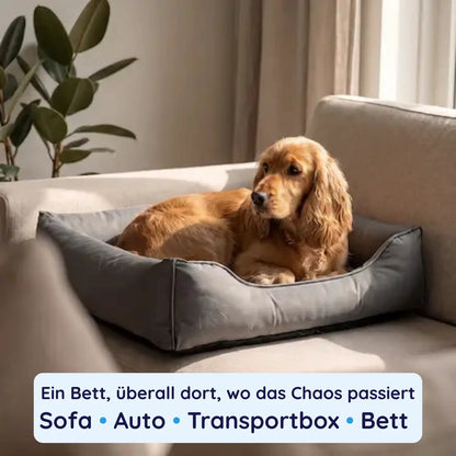 MrFluffyFriend® - Wasserabweisendes Hundebett aus Oxford-Gewebe